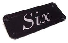 Deluxe Post Address Plaque