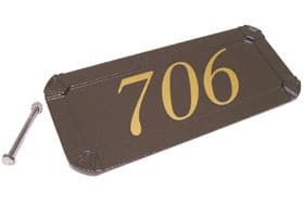 Deluxe Post Address Plaque