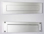 Stainless Steel Mail Slot - LARGE (15.7 in. x 3.9 in.) - Front and Rear Pieces (Choose Finish)