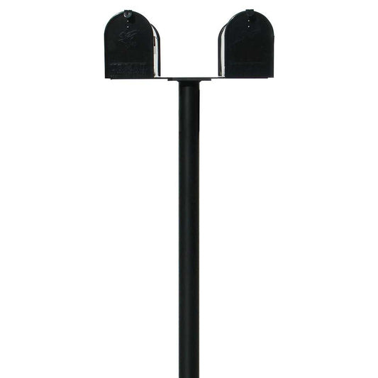 The Hanford TWIN (no scrolls) mailbox post system with E1 mailbox