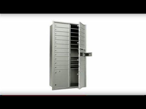 Florence 4C Horizontal Mailbox - 9 Doors - 6 Doors High Private Access