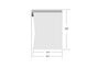 Butterfly Box in Arctic White - Wall Mount Mailbox