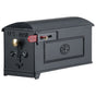 Imperial Mailbox 1 - Fleur De Lis with Framed Side Panel (Mailbox Only)