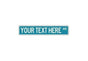 Standard DOT Custom Street Blade Sign 36" x 6" (single blade only)