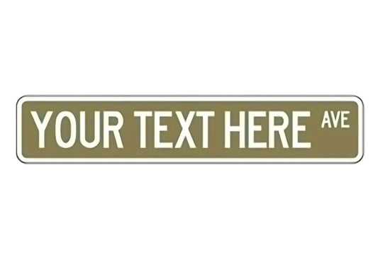 Standard DOT Custom Street Blade Sign 30" x 6" (single blade only)
