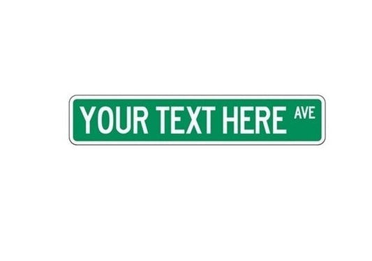 Standard DOT Custom Street Blade Sign 36" x 9" (single blade only)