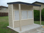 4B+ Front-Loading Horizontal Mailboxes in Anodized Aluminum Finish - 9 Double Wide Tenant Doors and 1 Master Door