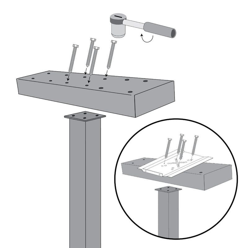 Mail Boss 2-Box Spreader Bar