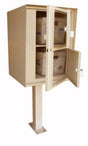 Front Access Double/Double Commercial Collection Box in Aluminum