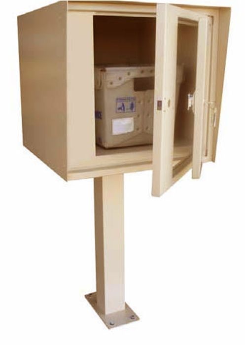 Front Access Single Commercial Collection Box in Aluminum
