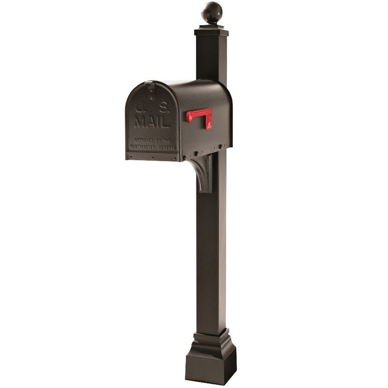 Janzer Mailbox and Decorative Post Combo - Choose Colors