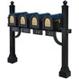Keystone Eagle Quad Deluxe Multi-Mount Mailbox Post (Mailboxes not included)