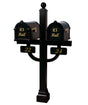 Signature Keystone Series Mailbox and Deluxe Double Mount Post Packages