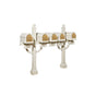 Keystone Series Pentad Deluxe Multi-Mount Mailbox Post - Inner Positioned (Mailboxes not included)