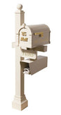 Fleur de Lis Keystone Series Deluxe Mailbox and Post Package - Fully Configurable