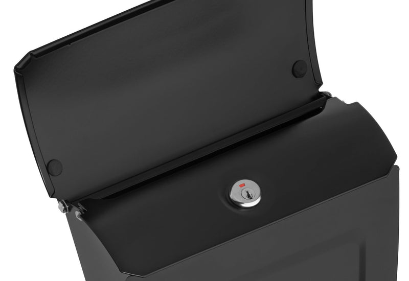 Aspen Powder-Coated Steel Locking Wall-Mount Mailbox (Choose Color)
