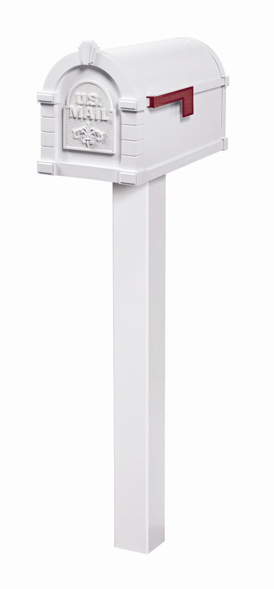 Fleur de Lis Keystone Series Mailbox and Standard Post Packages