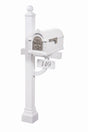 Fleur de Lis Keystone Series Deluxe Mailbox and Post Package - Fully Configurable