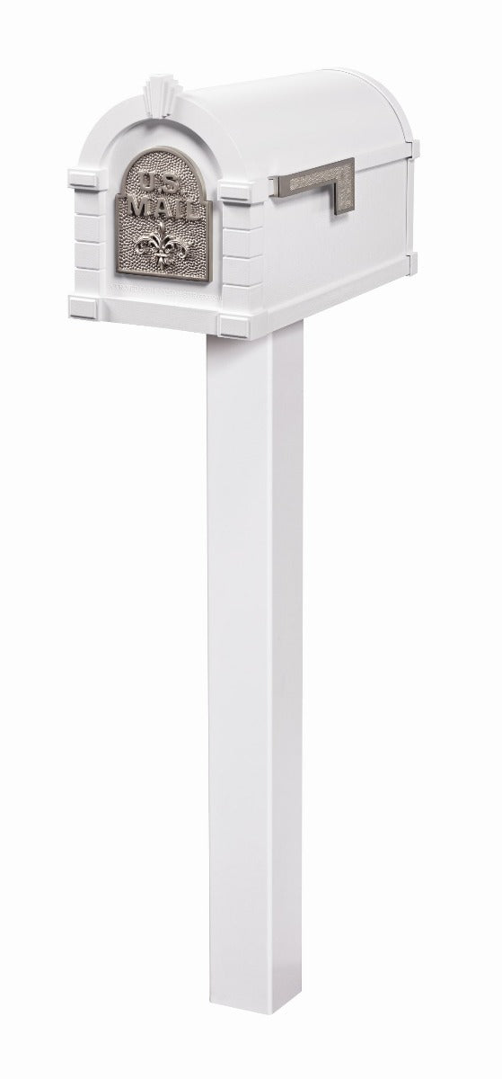 Fleur de Lis Keystone Series Mailbox and Standard Post Packages
