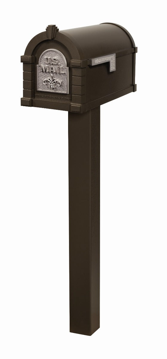 Fleur de Lis Keystone Series Mailbox and Standard Post Packages