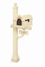 Fleur de Lis Keystone Series Deluxe Mailbox and Post Package - Fully Configurable