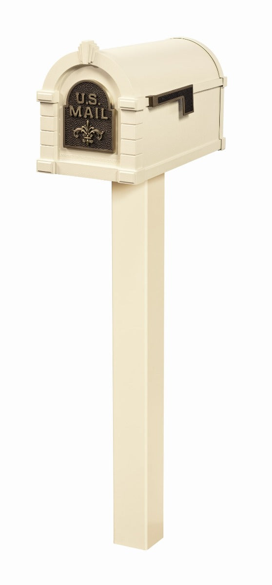 Fleur de Lis Keystone Series Mailbox and Standard Post Packages