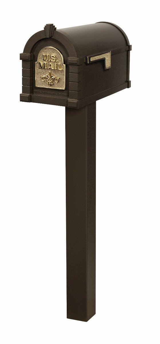 Fleur de Lis Keystone Series Mailbox and Standard Post Packages