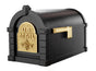 Fleur de lis Keystone Series Mailbox and Deluxe Double Mount Post Packages