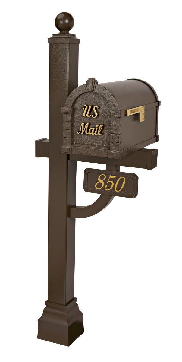 Signature Keystone Series Mailbox and Deluxe Post Packages