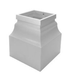 Janzer Multi-Mount Triple Mailbox Decorative Post (Optional Mailboxes Available)