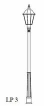 Outdoor Lamp Post with Decorative Base # 3