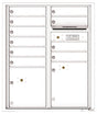 Florence 4C Horizontal Mailbox - 10 Doors, 2 Parcel Lockers - ADA Compliant Max Height USPS Access