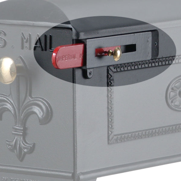 Imperial Mailbox Flag with Optional Flag Housing
