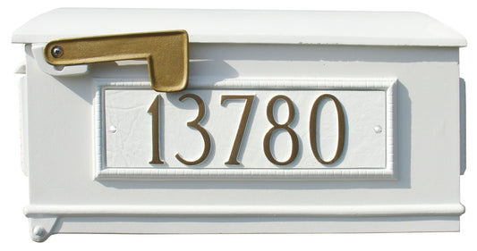 Lewiston Mailbox Only with 3 Address Plates (Sides, Front)
