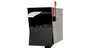 QualArc Penfield Twin Mailbox Post System, base 8 with two Letter Sentry mailboxes Black