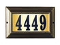 Edgewood Large "Do it yourself kit" Lighted Address Plaque - French Bronze Frame Color