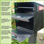 Mail Boss Ultimate High Security Locking Quadruple Mailbox & Post Package