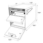 Mail Boss Package Master Locking Mailbox with Post