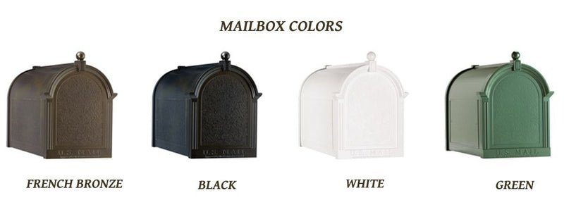 Whitehall Side Mount Double Mailbox Package
