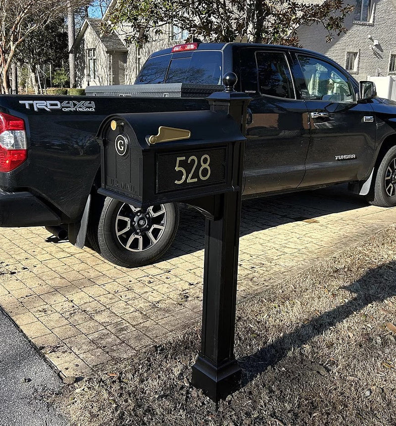 Whitehall Modern Balmoral Monogram Mailbox Package