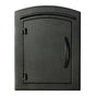 Manchester Security Locking Stucco Column Mailbox with Plain Door - Stucco Column Included (Choose Colors)
