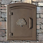 Manchester Non-Locking Column Mount Mailbox with Oak Tree Emblem