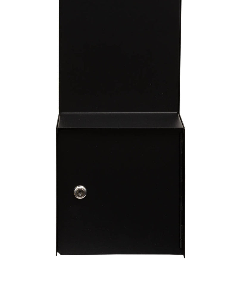 Manchester Security Locking Column Mount Mailbox with Scroll Emblem (Stucco Column Not Included)