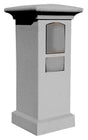 Stucco Column (Only) for Manchester Non-Locking Column Mount Mailbox - Choose Color (Mailbox and Address Plaque Sold Separately)