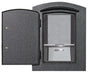 Manchester Security Locking Column Mount Mailbox with Decorative Pineapple Emblem (Stucco Column Not Included)
