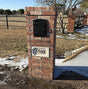 Manchester Non-Locking Column Mount Mailbox with Plain Door