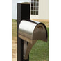 Spira Postbox Unique Post Mount Mailbox without Newspaper Holder - Black