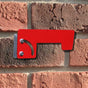 Manchester Security Locking Column Mount Mailbox with Scroll Emblem (Stucco Column Not Included)