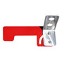 Manchester Security Locking Column Mount Mailbox with Decorative Cross Emblem (Stucco Column Not Included)