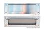 Stainless Steel Mail Slot (includes front & rear pieces)